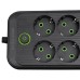 Мережевий фільтр-подовжувач 8 розеток 4xUSB-A 2xUSB-C 5м чорний HP-5-56