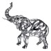 Декоративна фігурка Elephant 25х10х25 см металева HP-7-10