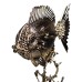 Декоративна фігурка Gold Fish 16x8x30 см металева HP-7-18