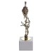 Декоративна фігурка Gold Fish 16x8x30 см металева HP-7-18