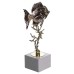 Декоративна фігурка Gold Fish 16x8x30 см металева HP-7-18
