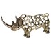 Декоративна фігурка Rhinoceros 23х6х10 см металева HP-7-22