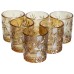 Набір чарок для віскі Shot glass 6 штук по 75 мл коричневий HP-17-39