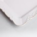 Блюдо сервірувальне прямокутне порцелянове Pearl 30,5 см Yiwu HP-HK-C11