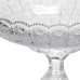 Фруктовниця на ніжці скляна Queen Lace 32 см під кришталь Yiwu HP-34-47