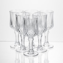 Набір чарок на ніжці Vintage Crystal для міцних напоїв 6 штук 50 мл