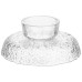 Фруктовниця на ніжці Ice Textured 20 см з крижаною текстурою скла Yiwu HP-34-89 Фруктовниця на ніжці Ice Textured 20 см з крижаною текстурою скла Yiwu HP-34-89