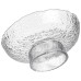 Фруктовниця на ніжці Ice Textured 20 см з крижаною текстурою скла Yiwu HP-34-89 Фруктовниця на ніжці Ice Textured 20 см з крижаною текстурою скла Yiwu HP-34-89