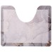 Набір килимків для ванної та туалету Grey Marble 50*80/40*50 см Yiwu HP-42-178