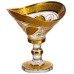 Цукерниця скляна Bogema Gold 15 см Yiwu HP-34-134 Цукерниця скляна Bogema Gold 15 см Yiwu HP-34-134
