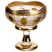 Ваза для фруктів скляна Bohemia Gold 26 см Yiwu HP-34-137