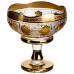 Ваза для фруктів скляна Bohemia Gold 26 см Yiwu HP-34-137