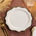 Блюдо сервірувальне порцелянове Antique White 30 см Yiwu HKPP-12