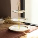 Етажерка для фруктів та десертів Aurelia порцелянова 37 см Yiwu LB-SBW-92