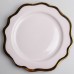 Тарілка десертна порцелянова Antique White 20 см Yiwu HKPP-8