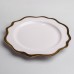 Тарілка десертна порцелянова Antique White 20 см Yiwu HKPP-8