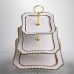 Етажерка для фруктів та десертів Aurelia Imperia порцелянова 37 см Yiwu LB-SBW-90 Етажерка для фруктів та десертів Aurelia Imperia порцелянова 37 см Yiwu LB-SBW-90