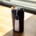 Термочашка Coffee 400 мл з ремінцем та датчиком температури, синій Yiwu HP-GM-4