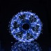 Гірлянда-нитка Роса Хвойна лапа 1000 LED 50 метрів зелена нитка білий Garlando D1000L50MGW