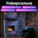 Гірлянда-нитка Роса Хвойна лапа 1000 LED 50 метрів зелена нитка мультиколор Garlando D1000L50MGML Гірлянда-нитка Роса Хвойна лапа 1000 LED 50 метрів зелена нитка мультиколор Garlando D1000L50MGML