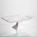 Тортівниця на ніжці White Square 30.5*30.5 см порцелянова квадратна Yiwu 120-YH-HG061 Тортівниця на ніжці White Square 30.5*30.5 см порцелянова квадратна Yiwu 120-YH-HG061