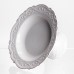 Фруктовниця на ніжці White Square 21.5 см порцелянова кругла Yiwu 120-YH-HG056