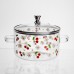 Каструля скляна Cherry 1,8 л з металевим ведмедиком на кришці Yiwu HP-GP-32 Каструля скляна Cherry 1,8 л з металевим ведмедиком на кришці Yiwu HP-GP-32