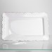 Тортівниця на ніжці White Square 35.5*35.5 см порцелянова квадратна Yiwu 120-YH-HG060 Тортівниця на ніжці White Square 35.5*35.5 см порцелянова квадратна Yiwu 120-YH-HG060