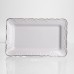 Тортівниця на ніжці White Square 20.5*20.5 см порцелянова квадратна Yiwu 120-YH-HG063 Тортівниця на ніжці White Square 20.5*20.5 см порцелянова квадратна Yiwu 120-YH-HG063