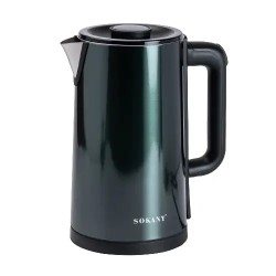 Електрочайник SOKANY SK-09018GR дисковий 3 л 2000 Вт, малахіт