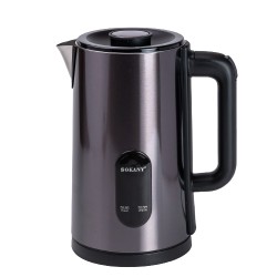 Електрочайник SOKANY SK-09019G дисковий 3 л 2000 ВТ, шоколад
