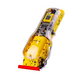 Машинка для стрижки волосся Sokany SK-LF-9970 акумуляторна з насадками, жовтий Машинка для стрижки волосся Sokany SK-LF-9970 акумуляторна з насадками, жовтий