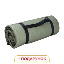 Килимок для пікніка із епонжу 200*200 см, зелений