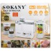 Кухонний комбайн із соковижималкою та кавомолкою 4 в 1 блендер 800 Вт Sokany SK-03029