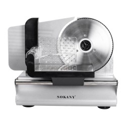 Слайсер скиборізка Sokany SK-446 500W з нержавіючої сталі для дому Слайсер скиборізка Sokany SK-446 500W з нержавіючої сталі для дому