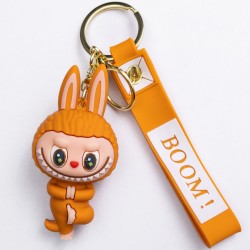 Брелок для ключів Лабубу Beige Yoga 4*8 см Брелок для ключів Лабубу Beige Yoga 4*8 см