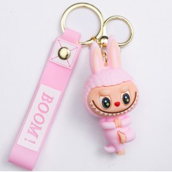 Брелок для ключів Лабубу Pink Yoga 4*8 см Брелок для ключів Лабубу Pink Yoga 4*8 см