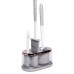 Набір для туалету настінний 3 в 1: 2 йоржики + щітка, йорж для унітазу силіконовий з щіткою йоржик для унітазу HP-35015-47G