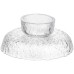 Фруктовниця на ніжці Ice Textured 15 см з крижаною текстурою скла Yiwu HP-34-88 Фруктовниця на ніжці Ice Textured 15 см з крижаною текстурою скла Yiwu HP-34-88