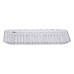 Блюдо для закусок скляне 25*12,5*1,5 см прямокутне HP-YH-33