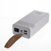 Повербанк 30000 mAh зі швидким заряджанням і ліхтариком 22.5 Вт powerbank заряджання для телефона ґаджетів Білий HP-N50 Повербанк 30000 mAh зі швидким заряджанням і ліхтариком 22.5 Вт powerbank заряджання для телефона ґаджетів Білий HP-N50