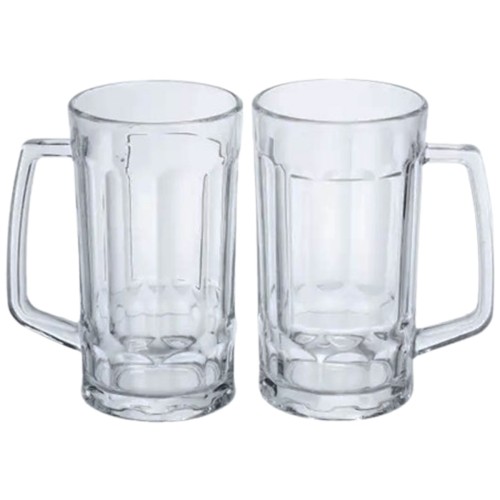 Набір кухлів для пива Beer Stein скляних 2 штуки по 530 мл HP-17-60