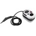 Пароочисник ручний Steam Cleaner 2500 Вт із набором та баком 1.2л HP-SC-002-white