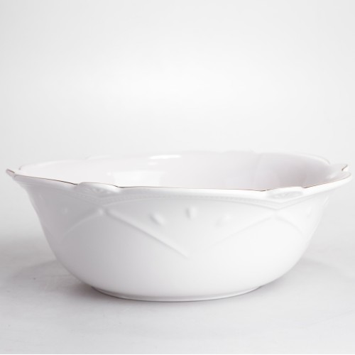 Салатниця кругла порцелянова Pearl 20,5 см Yiwu HP-HK-C24