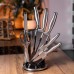 Набір кухонних ножів із 7 предметів на підставці Yiwu G-040 Набір кухонних ножів із 7 предметів на підставці Yiwu G-040