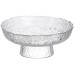 Фруктовниця на ніжці Ice Textured 20 см з крижаною текстурою скла Yiwu HP-34-89 Фруктовниця на ніжці Ice Textured 20 см з крижаною текстурою скла Yiwu HP-34-89