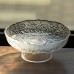 Фруктовниця на ніжці Ice Textured 20 см з крижаною текстурою скла Yiwu HP-34-89 Фруктовниця на ніжці Ice Textured 20 см з крижаною текстурою скла Yiwu HP-34-89