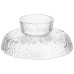 Фруктовниця на ніжці Ice Textured 20 см з крижаною текстурою скла Yiwu HP-34-89 Фруктовниця на ніжці Ice Textured 20 см з крижаною текстурою скла Yiwu HP-34-89