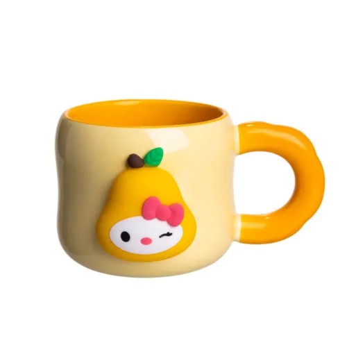 Кубок порцелянова з магнітом Sanrio 400 (мл) подарункова кружка прикольна чашка для дітей на подарунок Бежевий FM-37A Кубок порцелянова з магнітом Sanrio 400 (мл) подарункова кружка прикольна чашка для дітей на подарунок Бежевий FM-37A