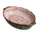 Форма для запікання Vintage 30×18×5 (см) овальна форма для випікання в духовці з ручками Зелена HM05-02 Форма для запікання Vintage 30×18×5 (см) овальна форма для випікання в духовці з ручками Зелена HM05-02